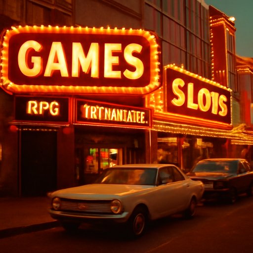 222BD Arcade Game Selection Screen